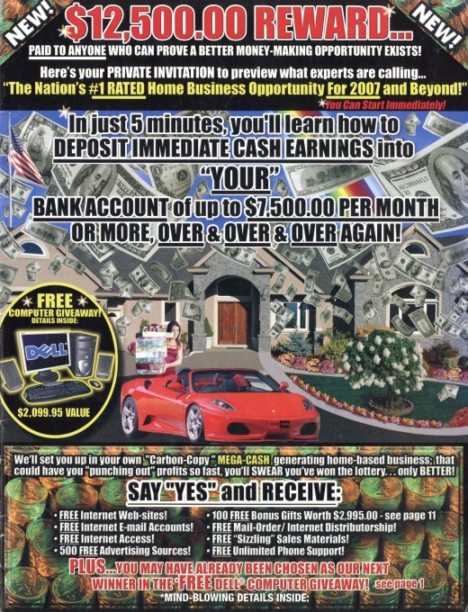 Bad Direct Mail Example