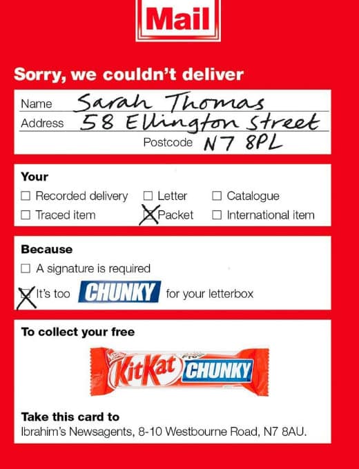 Good Direct Mail Example