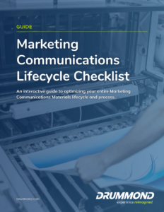 Marketing Communications Lifecycle Checklist